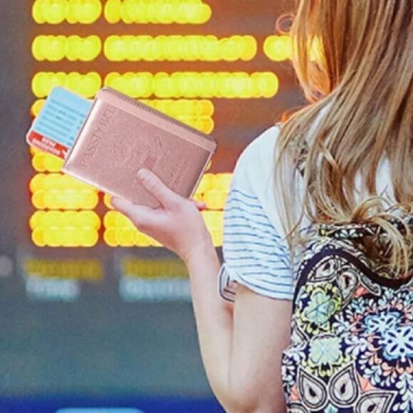 Leather Passport Cover  - Picture 3 of 5